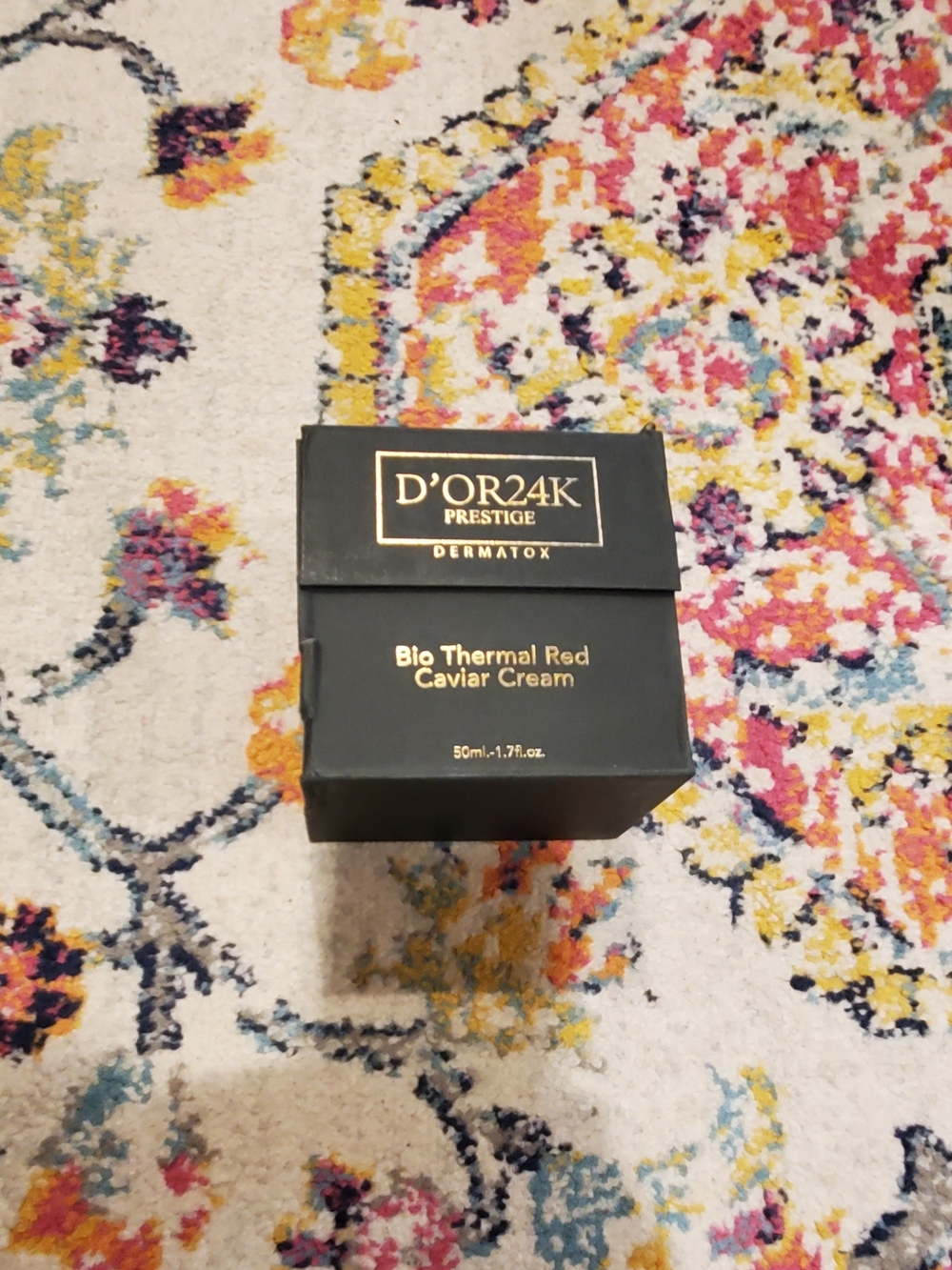 D'OR24K Prestige Bio Thermal Red Caviar Cream - Black & Gold Box